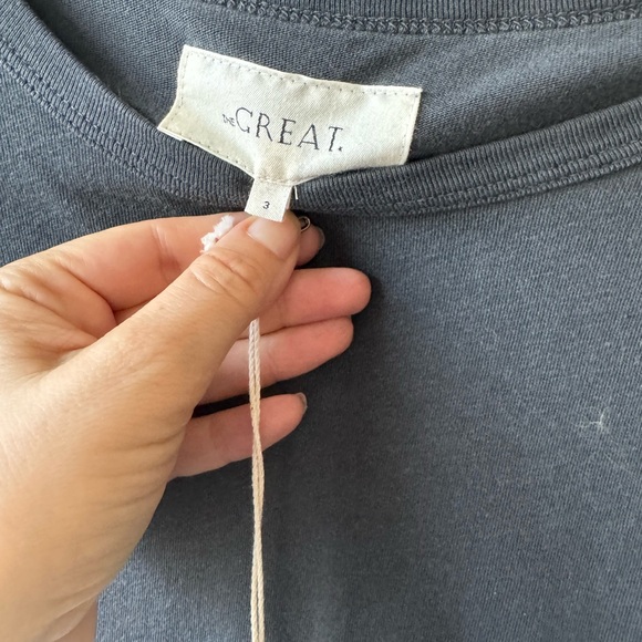 The Great “Undershirt” Washed Black T-Shirt size 3 (Large)! NTW - Picture 2 of 4